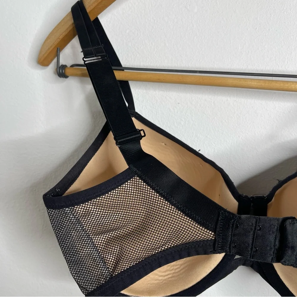 Freya Black Mesh Bra - Picture 15 of 16